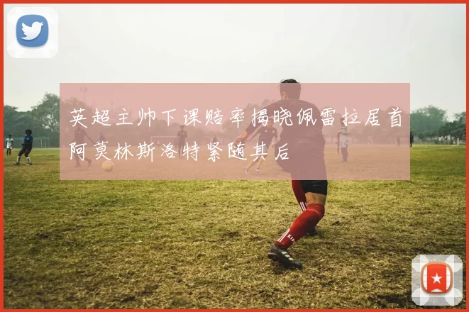 英超主帅下课赔率揭晓佩雷拉居首阿莫林斯洛特紧随其后
